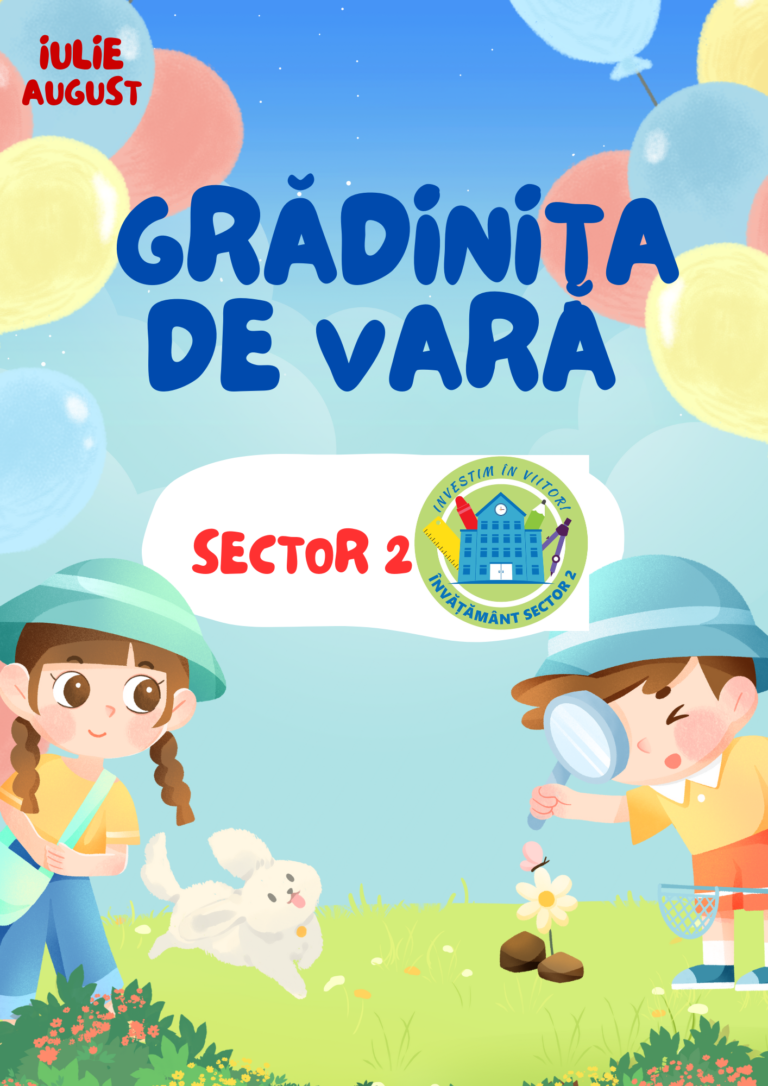 Programa Gradinita Gradinita de vara | Invățământ Sector 2